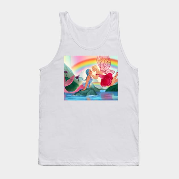 Elina and Nori Tank Top by curiousquirrel